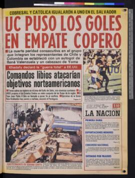 La Nación - 27 de marzo de 1986