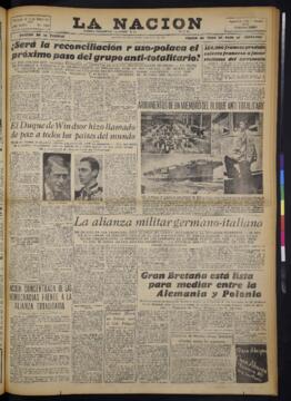 La Nación - 9 de mayo de 1939