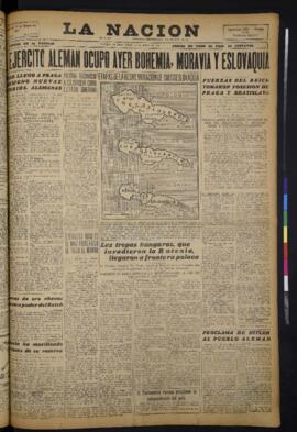 La Nación - 16 de marzo de 1939