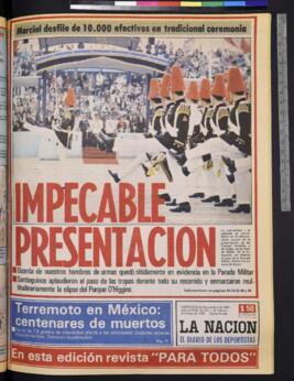 La Nación - 20 de septiembre de 1985