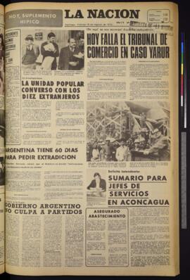 La Nación - 18 de agosto de 1972