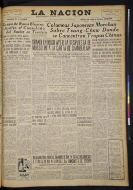 La Nación - 3 de agosto de 1937
