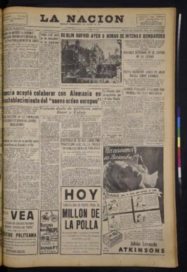 La Nación - 26 de octubre de 1940