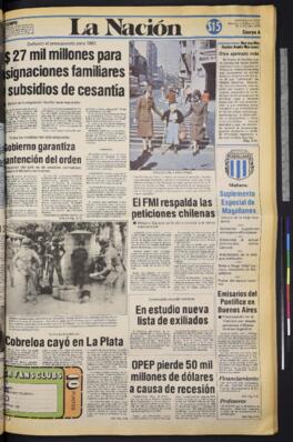 La Nación - 11 de mayo de 1983