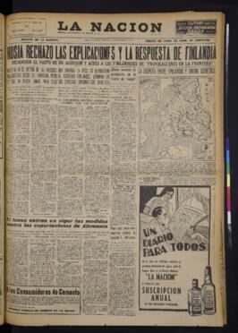 La Nación - 29 de noviembre de 1939