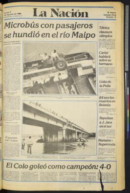 La Nación - 4 de agosto de 1980