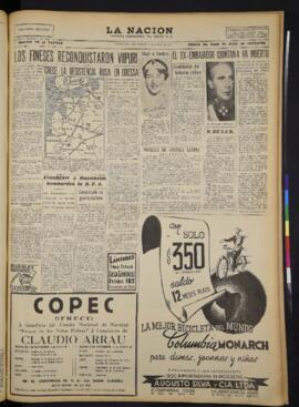 La Nación - 31 de agosto de 1941