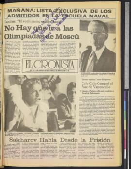 El Cronista - 25 de enero de 1980