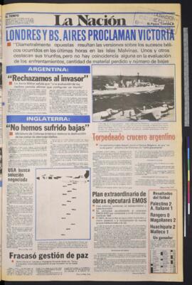 La Nación - 3 de mayo de 1982