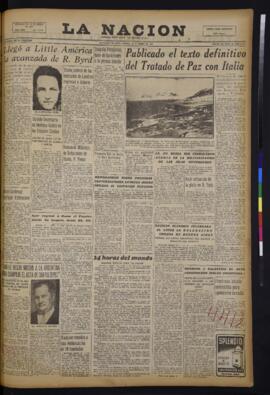 La Nación - 18 de enero de 1947