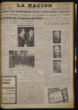 La Nación - 3 de agosto de 1945
