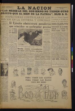 La Nación - 3 de septiembre de 1947