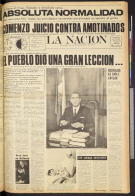 La Nación - 23 de octubre de 1969