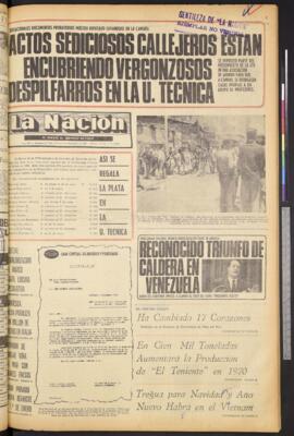 La Nación - 6 de diciembre de 1968