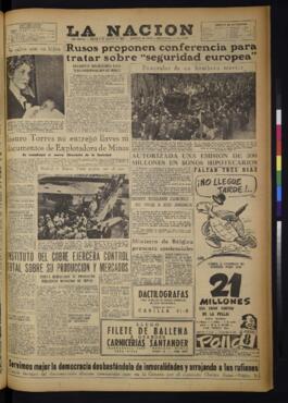 La Nación - 5 de agosto de 1954