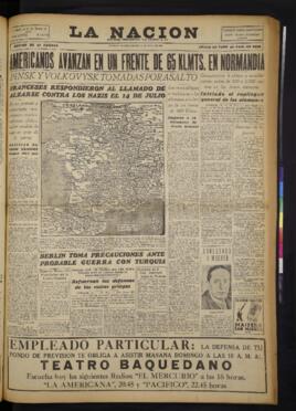 La Nación - 15 de julio de 1944