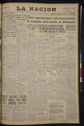 La Nación - 14 de noviembre de 1938