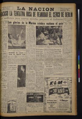 La Nación - 20 de mayo de 1949