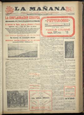 La Mañana - 2 de agosto de 1914