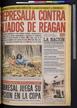 La Nación - 18 de abril de 1986