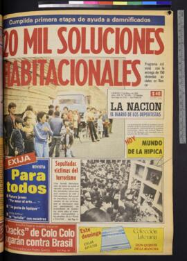 La Nación - 17 de mayo de 1985