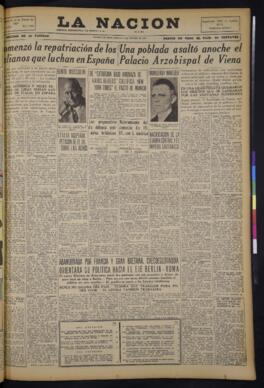 La Nación - 9 de octubre de 1938