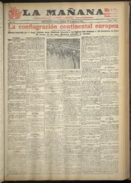 La Mañana - 30 de agosto de 1914
