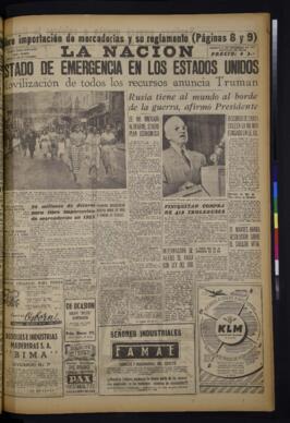 La Nación - 16 de diciembre de 1950