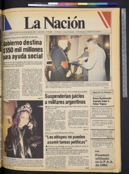 La Nación - 23 de abril de 1987