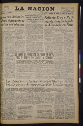 La Nación - 10 de noviembre de 1938