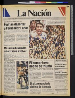 La Nación - 13 de febrero de 1987