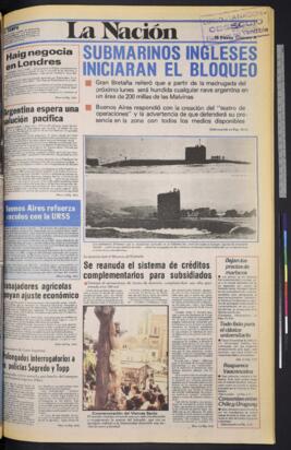 La Nación - 9 de abril de 1982