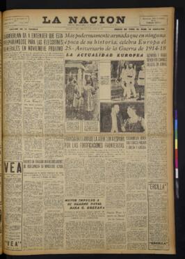 La Nación - 2 de agosto de 1939