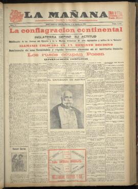 La Mañana - 4 de agosto de 1914