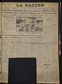 La Nación - 10 de octubre de 1939