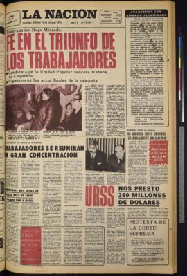 La Nación - 15 de julio de 1972