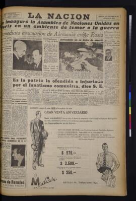 La Nación - 22 de septiembre de 1948
