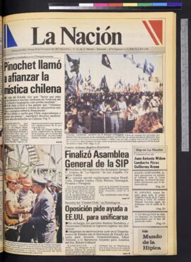 La Nación - 20 de noviembre de 1987