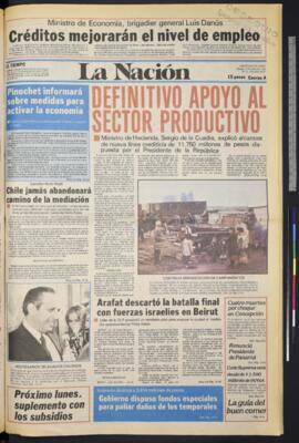 La Nación - 31 de julio de 1982
