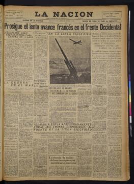 La Nación - 5 de octubre de 1939