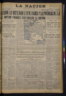 La Nación - 25 de junio de 1940