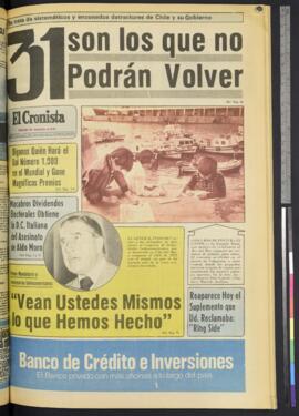 El Cronista - 16 de mayo de 1978