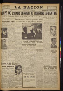 La Nación - 25 de febrero de 1944