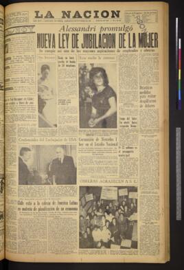La Nación - 21 de octubre de 1961