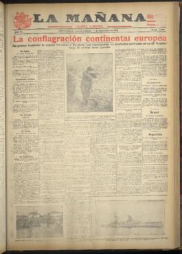 La Mañana - 1 de septiembre de 1914