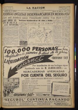 La Nación - 14 de junio de 1942