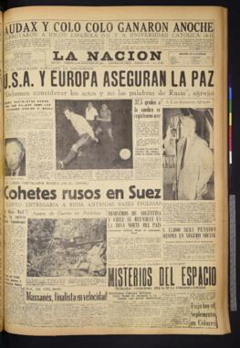 La Nación - 24 de noviembre de 1957