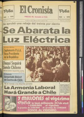 El Cronista - 26 de abril de 1978