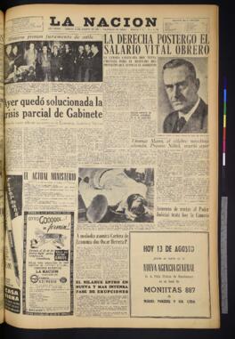La Nación - 13 de agosto de 1955