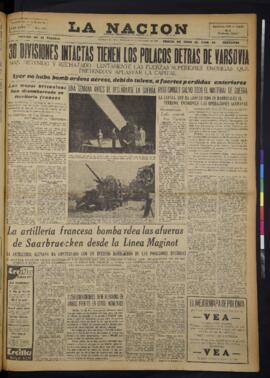 La Nación - 13 de septiembre de 1939